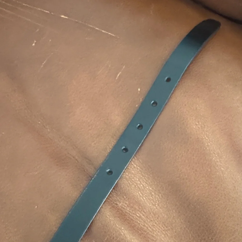 Versace Black Leather Belt size 40